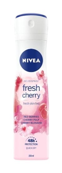 Nivea Fresh Cherry Sprey Kadın Deodorant 24x150 ml