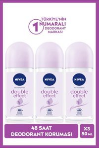 Nivea Double Effect Roll-On Kadın Deodorant 3x50 ml