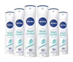 Nivea Fresh Comfort Sprey Kadın Deodorant 6x150 ml