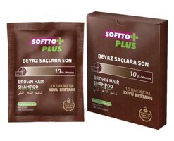 Softto Plus Black Hair Şampuan 21 ml