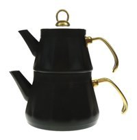 Şener Paçi Kitchenware Metal Saplı Granit Çaydanlık Takımı