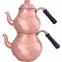 Nusnus No 2 Bakır Dilimli Büyük Çaydanlık Rose Gold