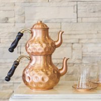 Nusnus Ns-04966 Bakır Dilimli Büyük Çaydanlık Rose Gold