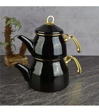 Tohana THN93501 Emaye Çaydanlık Siyah