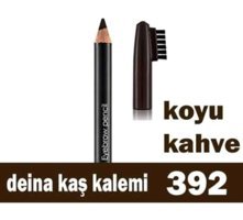 Deina 392 Suya Dayanıklı Asansörsüz Kalın Uçlu Kaş Kalemi Koyu Kahve
