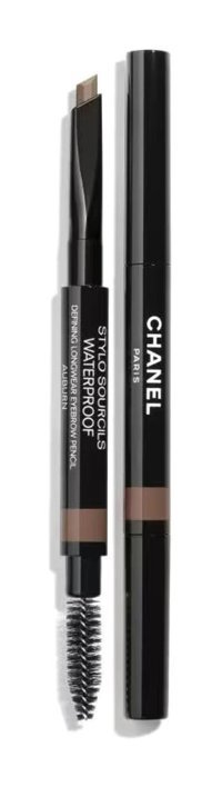 Chanel Auburn Suya Dayanıklı Asansörlü Çift Taraflı İnce Uçlu Kaş Kalemi Sarı