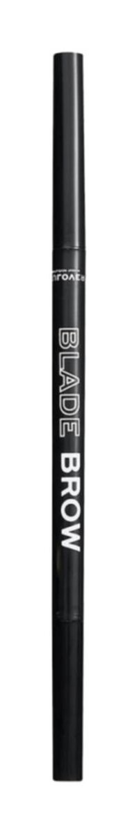 Relove by Revolution Blade Dark Brown Asansörlü Çift Taraflı Mikro Kaş Kalemi Koyu Kahve