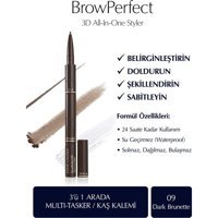 Estée Lauder No:09 Suya Dayanıklı Asansörlü Çift Taraflı İnce Uçlu Kaş Kalemi Kahverengi