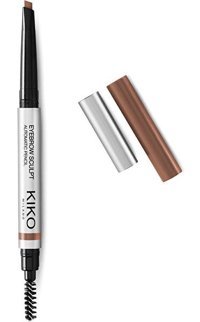 Kiko Milano No:03 Asansörlü Çift Taraflı İnce Uçlu Kaş Kalemi Açık Kahve