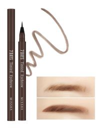 Missha 7Days Maroon Brown Suya Dayanıklı Asansörsüz İnce Uçlu Kaş Kalemi Kahverengi