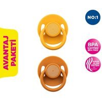 Wee Baby Cook No:1 0-6 Ay 2'Li Sarı - Turuncu Emzik
