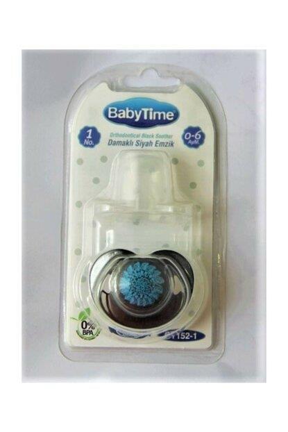 Babytime No:3 18+ Ay Mavi - Siyah Emzik