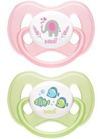 Bebsi No:1 0-6 Ay Pembe - Yeşil Emzik