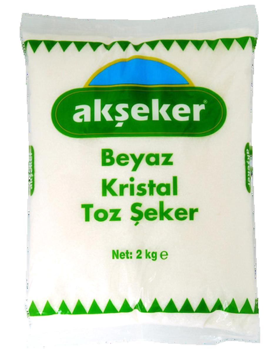 Akşeker Beyaz Kristal Toz Şeker 2 kg