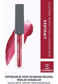 Alix Avien 12 Juicy Strawberry Nemlendiricili Dudak Parlatıcısı Kırmızı