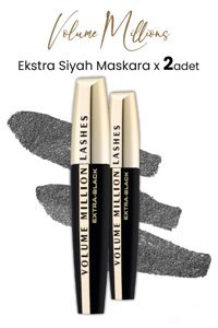 L'oréal Paris Volume Million Lashes Hacim Veren Siyah Maskara 2 Adet