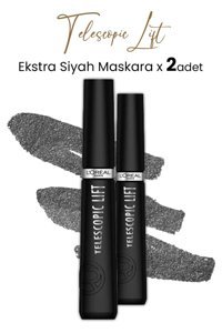 L'oréal Paris Telescopic Lift Hacim Veren Siyah Maskara 2 Adet