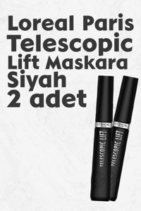 L'oréal Paris Telescopic Hacim Veren Siyah Maskara 2 Adet