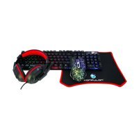 BSSM Konfulon GY102 Işıklı Siyah Kablosuz Klavye Mouse Seti