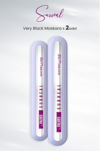 Maybelline New York Surreal Hacim Veren Siyah Maskara 2 Adet