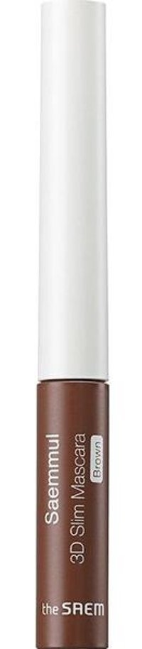The Saem 3D Slim Uzunluk Veren Kahverengi Maskara