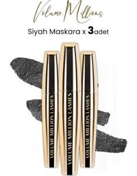 L'oréal Paris Volume Millions Hacim Veren Siyah Maskara 3 Adet