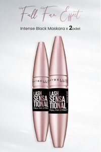 Maybelline New York Full Fan Effect Kıvırma Siyah Maskara 2 Adet