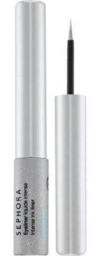 Sephora Intense Ink Liquid 13 Suya Dayanıklı Metallic Royal Silver Kalıcı İnce Uçlu Likit Eyeliner