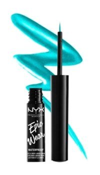 Nyx Epic Wear Suya Dayanıklı Metalik Teal Met Kalıcı İnce Uçlu Likit Eyeliner