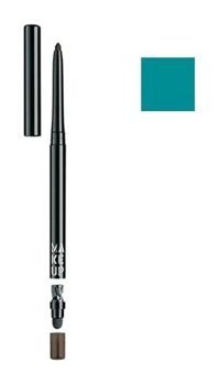 Make Up Factory Automatic 15 Çift Taraflı Mat Turkuaz İnce-Kalın Uçlu Likit Eyeliner