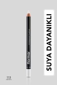 Flormar No:113 Suya Dayanıklı Mat Beyaz Kalıcı Kalın Uçlu Kalem Eyeliner