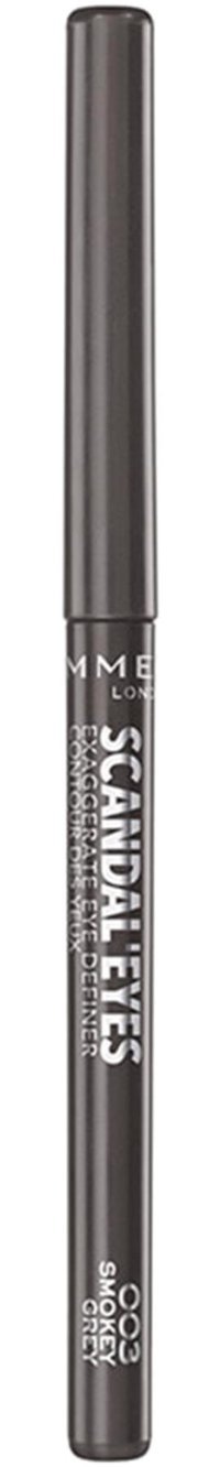 Rimmel London Scandal'eyes Exaggerate 003 Suya Dayanıklı Mat Smokey Grey Kalıcı Kalın Uçlu Kalem Eyeliner