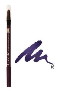 Cecile No:16 Mat Mor İnce Uçlu Kalem Eyeliner