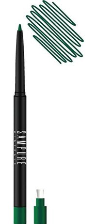 Sampure Minerals Retractable Mat Emerald Gem İnce Uçlu Likit Eyeliner