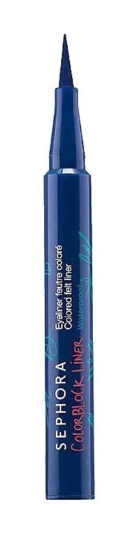 Sephora Color Block Liner Suya Dayanıklı Mat Navy Kalıcı Kalın Uçlu Kalem Eyeliner