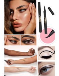 Utelips Make-Up Time Mat Siyah İnce Uçlu Likit Eyeliner