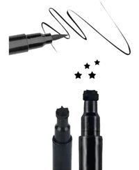 Niyena Beauty Çift Taraflı Mat Siyah İnce-Desenli Uç Kalem Eyeliner 4 Adet