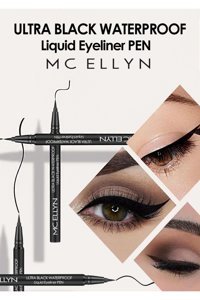 Mcellyn Suya Dayanıklı Mat Siyah Kalıcı İnce Uçlu Kalem Eyeliner