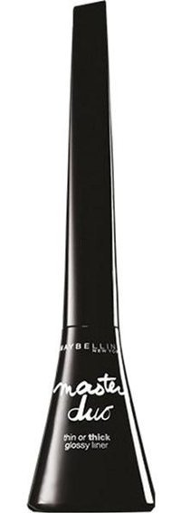 Maybelline New York Master Duo Mat Siyah İnce Uçlu Likit Eyeliner