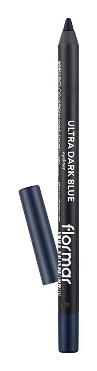 Flormar No:01 Suya Dayanıklı Işıltılı Koyu Mavi Kalıcı Kalın Uçlu Kalem Eyeliner