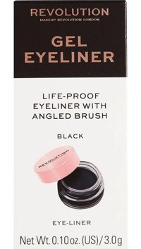 Revolution Mat Siyah Kalıcı İnce-Kalın Uçlu Jel Eyeliner