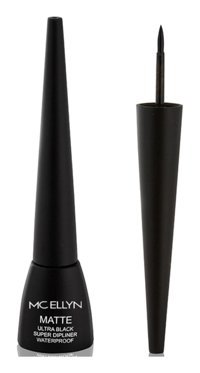 Mcellyn Suya Dayanıklı Mat Siyah Kalın Uçlu Likit Eyeliner