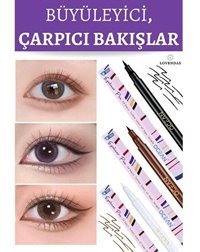Lovendas Suya Dayanıklı Mat Beyaz Kalıcı İnce Uçlu Likit Eyeliner