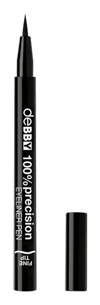 Debby Mat Siyah İnce Uçlu Kalem Eyeliner