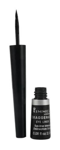 Rimmel London Exaggerate 001 Suya Dayanıklı Mat Siyah Kalıcı Kalın Uçlu Likit Eyeliner