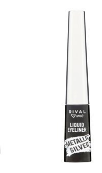 Rival Loves Me No06 Mat Gümüş İnce Uçlu Likit Eyeliner