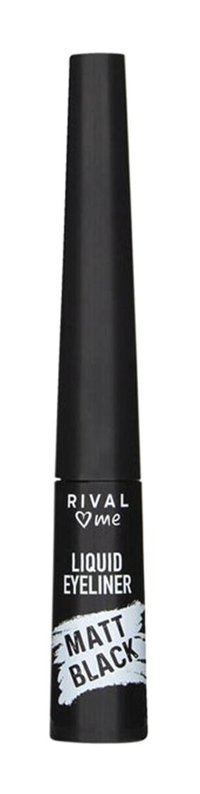 Rival Loves Me No:01 Mat Siyah İnce Uçlu Likit Eyeliner