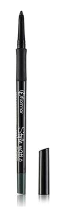 Flormar Style Matic Suya Dayanıklı Mat Yeşil Kalıcı Kalın Uçlu Kalem Eyeliner