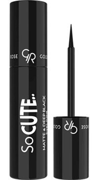 Golden Rose So Cute Matte Mat Siyah Kalıcı İnce Uçlu Likit Eyeliner