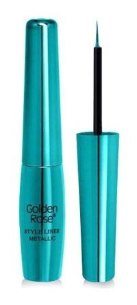 Golden Rose Liner Metallic 11 Metalik Mavi İnce Uçlu Likit Eyeliner